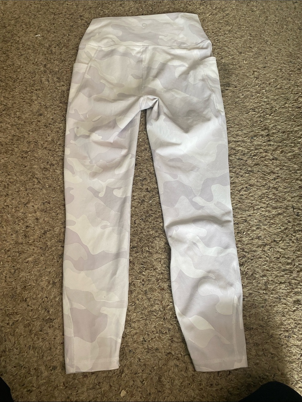 RBX Light Gray Camo High-Waist Leggings